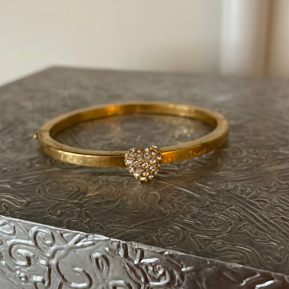 Coach heart bracelet
